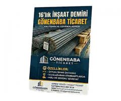 16. lik İnşaat demiri